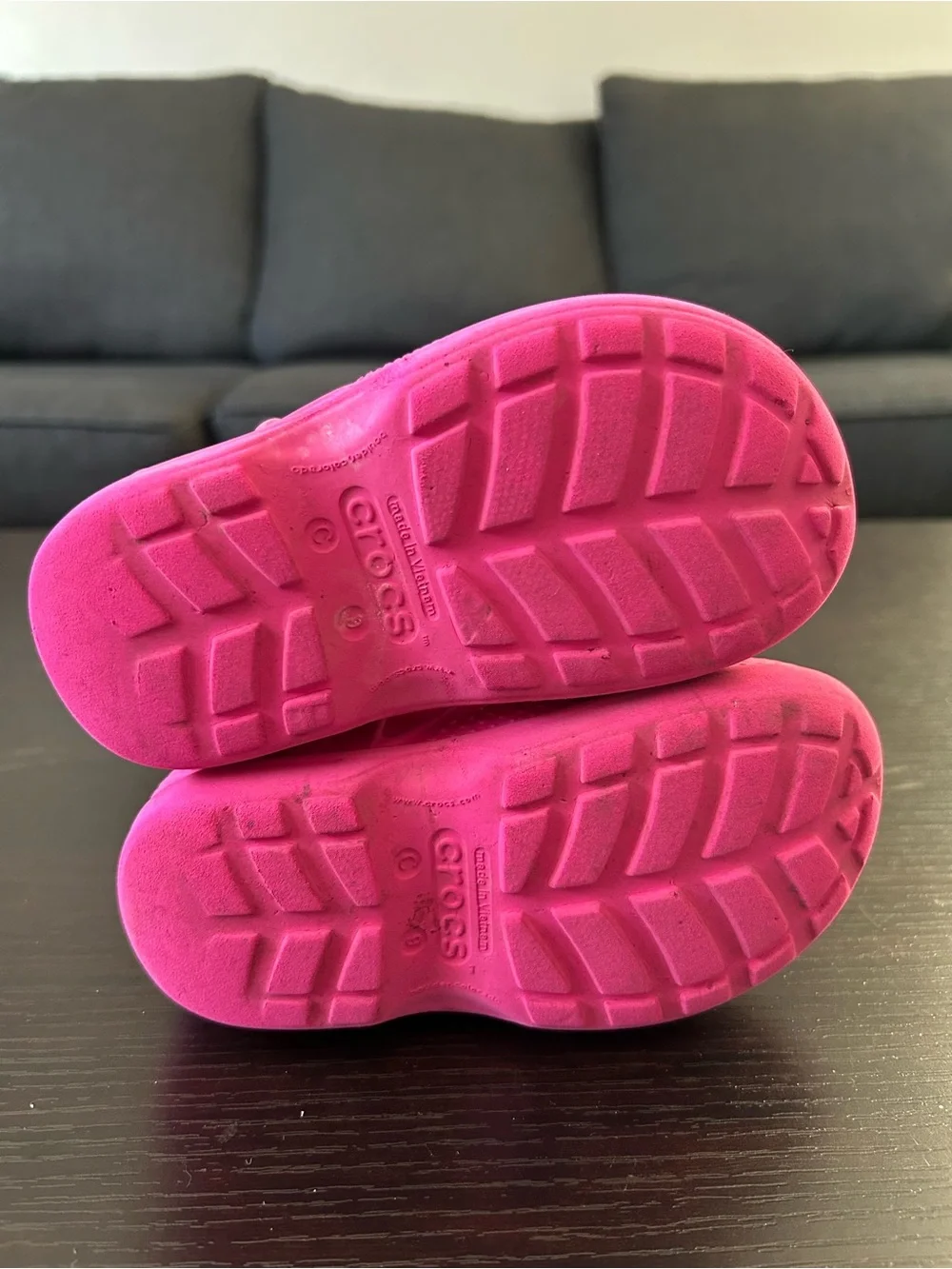 Crocs Kids' Handle Rain Boots - Bright Pink